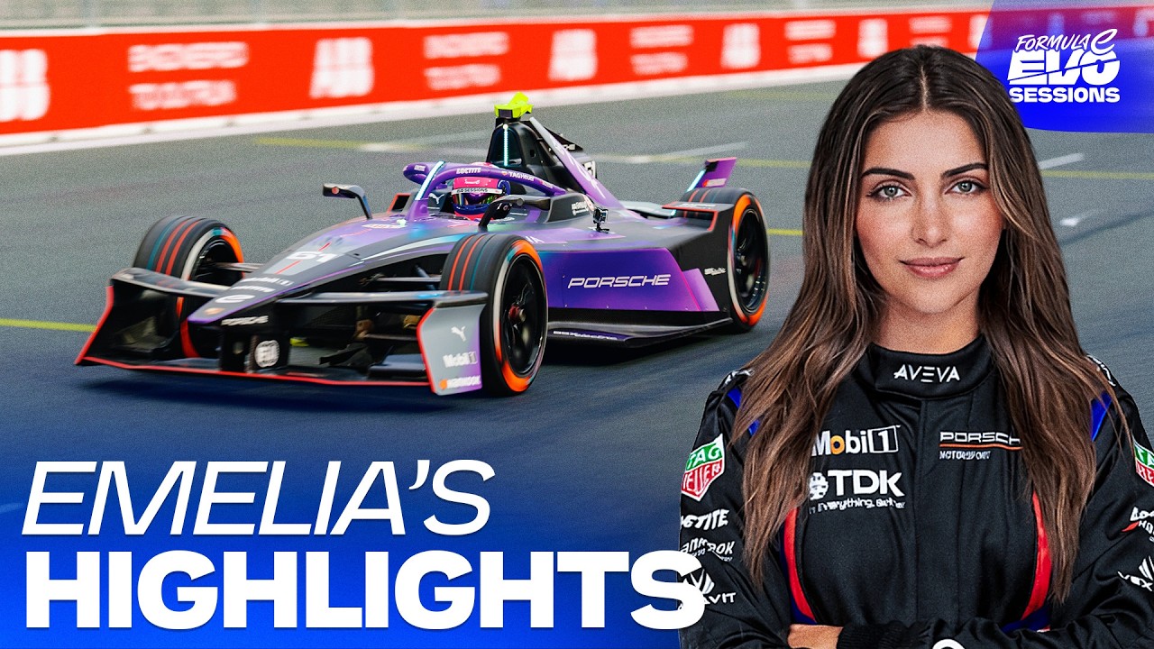 Emelia Hartford gets behind the wheel of Formula E's race car | EVO Sessions best moments
