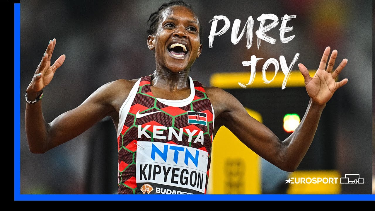 What A Finish! Kipyegon Claims Crown In The 5000m Final 🥇 | Eurosport