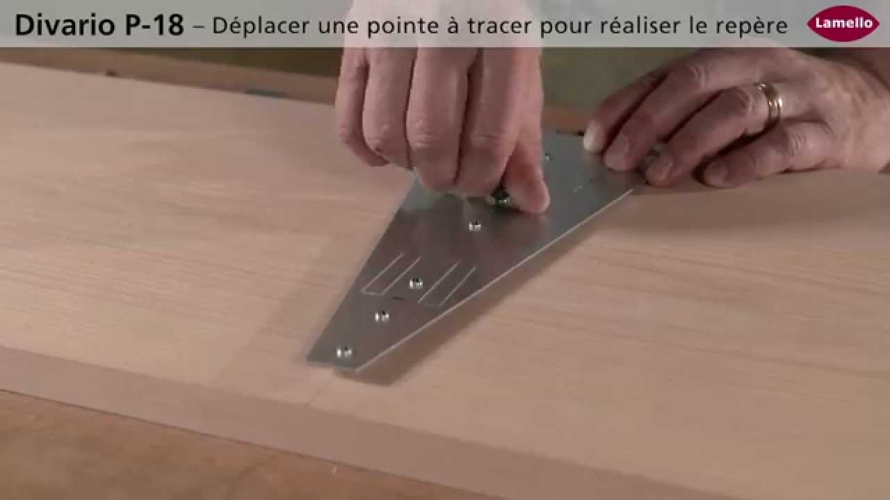 Ferrements d’assemblage LAMELLO DIVARIO P-18_Entièrement invisible
