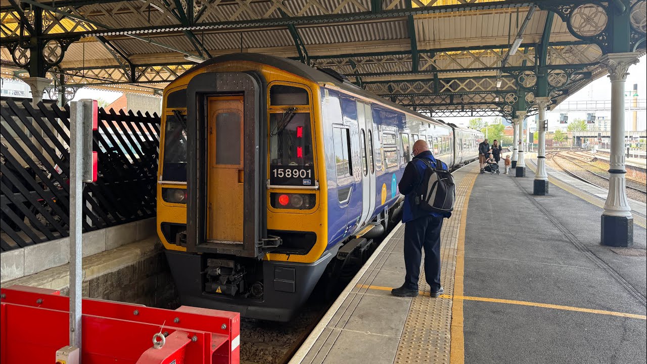 Northern 158 Trains - Doncaster to Hull stopper Rail Ride