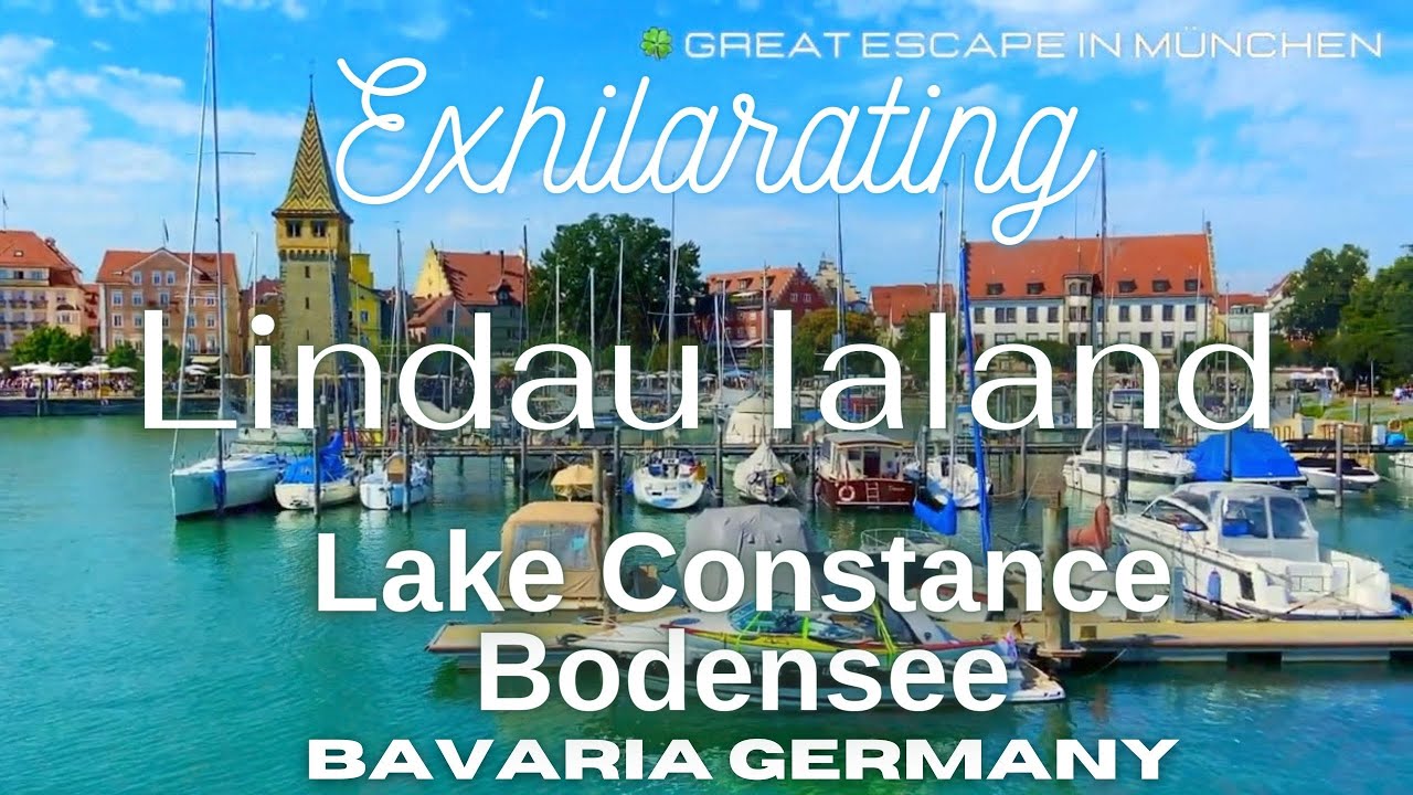 Enchanting Lindau Island, Lake Constance, Bavaria Germany　2 H from Munich! across 3 countries!