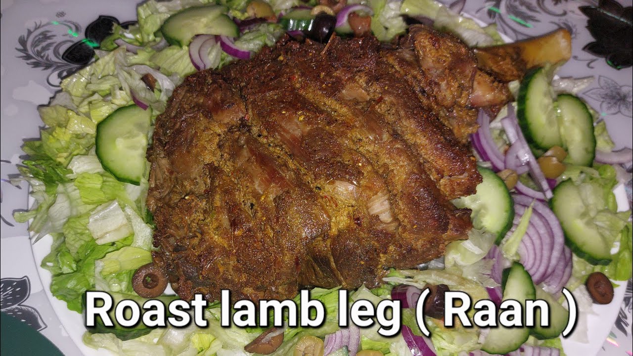 Roast leg of lamb ( Raan ) recipie with Dk-Pk Food