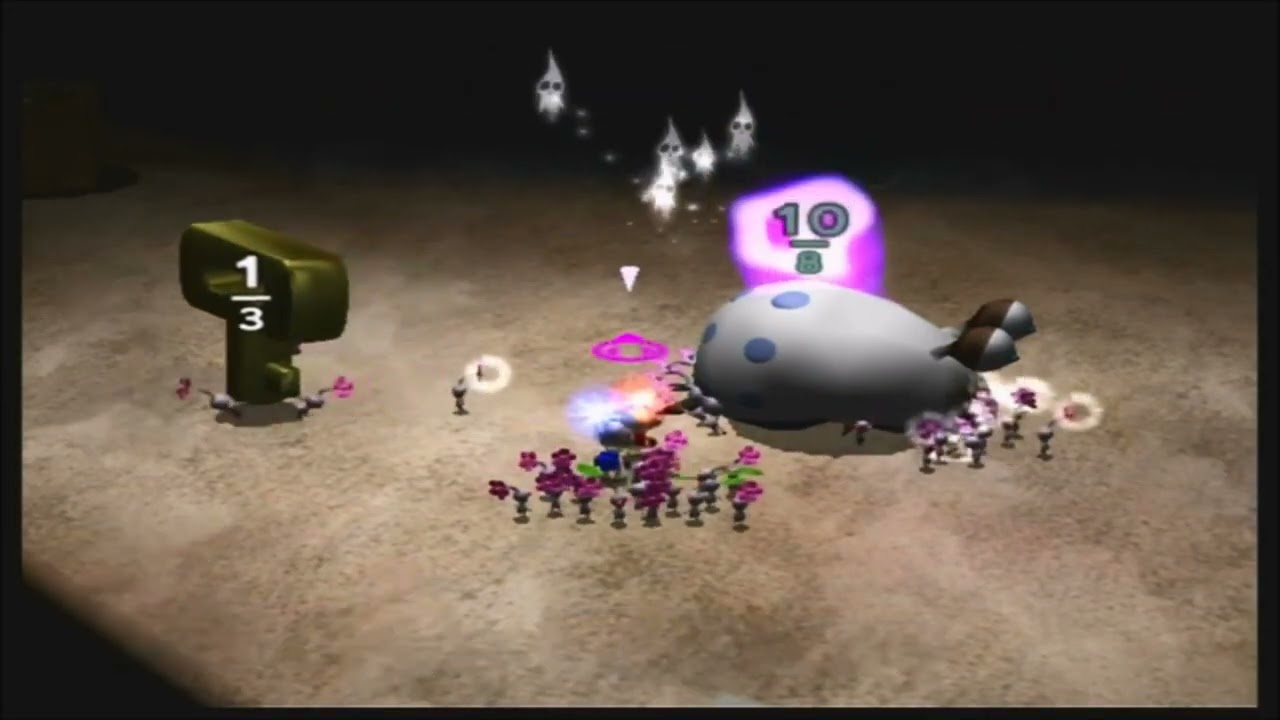 Let's Play Pikmin 2 Part 72 (Challenge Mode) - Collector's Room/Dweevil Nest