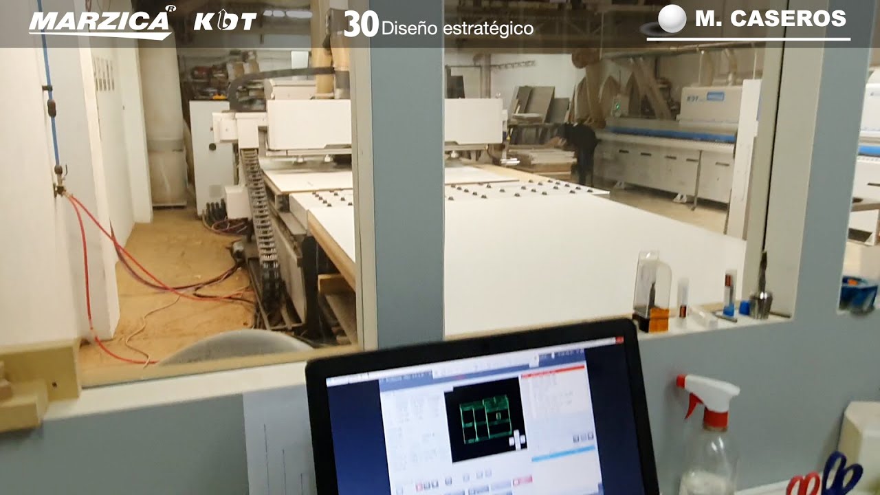 Planta de producción de muebles MARZICA KDT Nesting