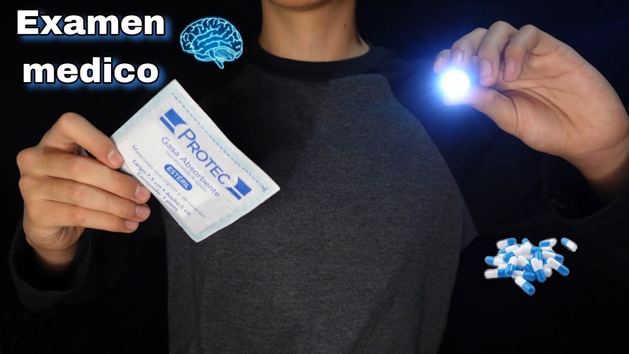 ASMR | EXAMEN de nervios CRANEALES y atención médica 🌡️🩺 ROLEPLAY