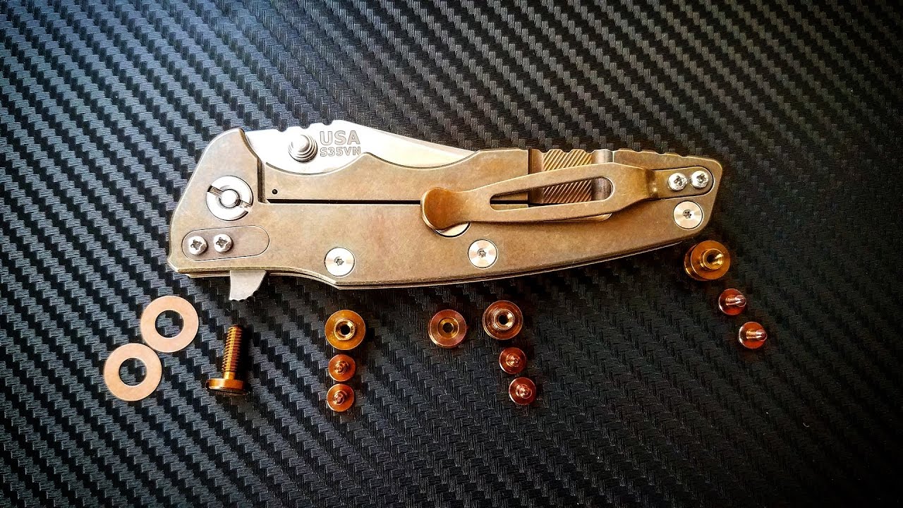 Knife Surgery - Full Bronze Conversion on the Hinderer Eklipse!