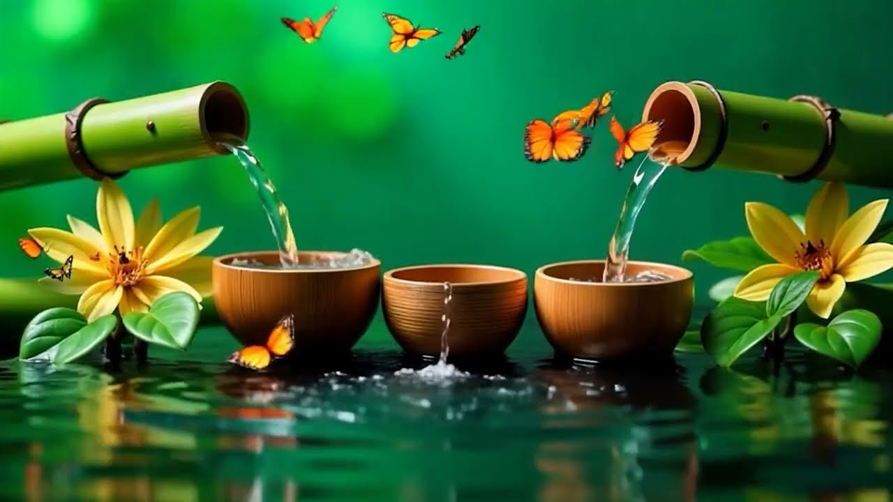 Stress Relief Music with Water Sounds 🌿 Relaxing Ambient Music for Anxiety & Deep Sleep USA 