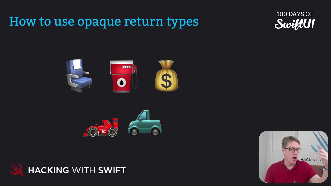 How to use opaque return types – Swift for Complete Beginners