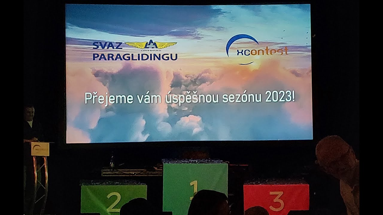 Vyhlášení Českého poháru paraglidingu 2022