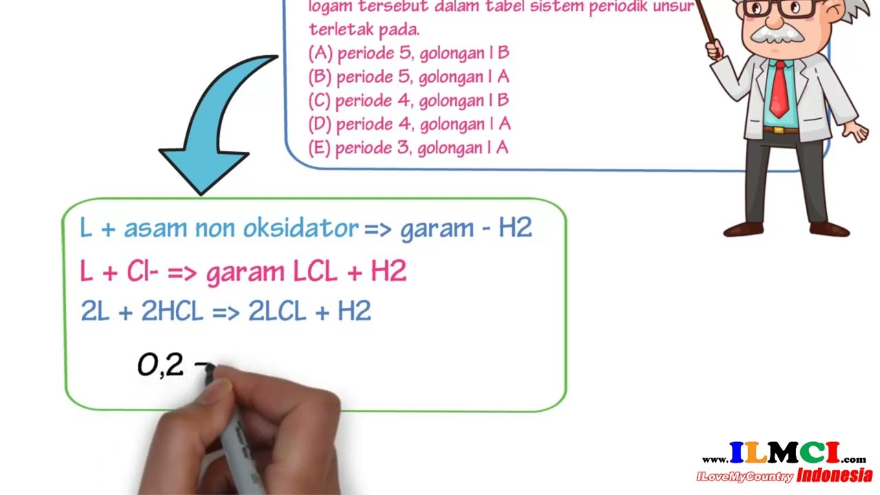 KIMIA KELAS 11   Struktur Atom Bentuk Molekul dan Gaya Antar Molekul Sistem Periodik Latihan Soal 25