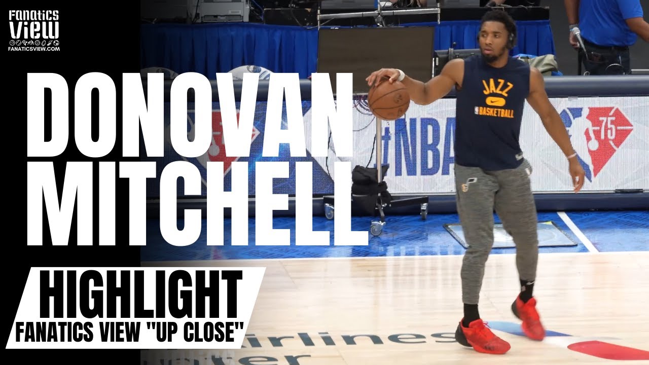 Donovan Mitchell Works on Handles, 3-Point Shot & Layups in Mavs Series | Fanatics View 