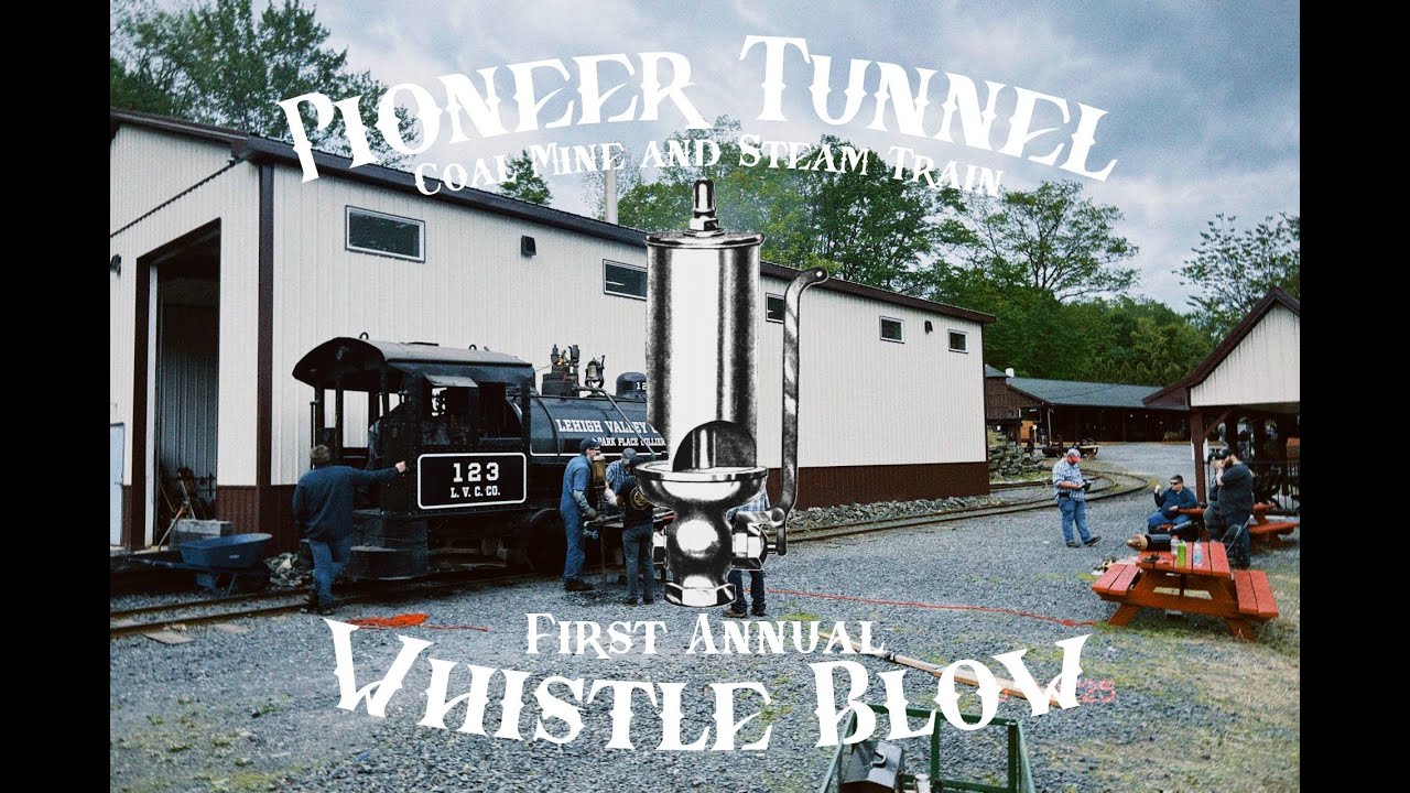 Pioneer Tunnel Coal Mine and Steam Train  ll  1st Annual Whistle Blow