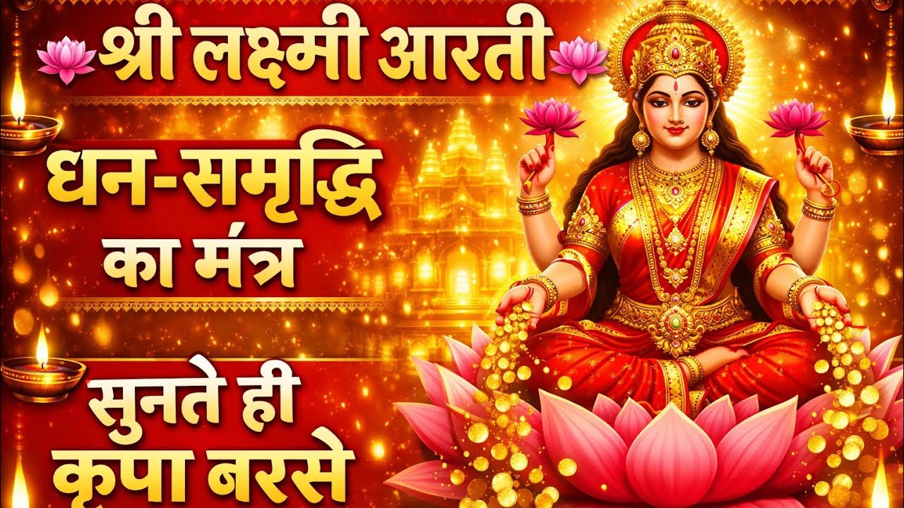 Shree Laxmi aarti || Om Jai Laxmi Mata 