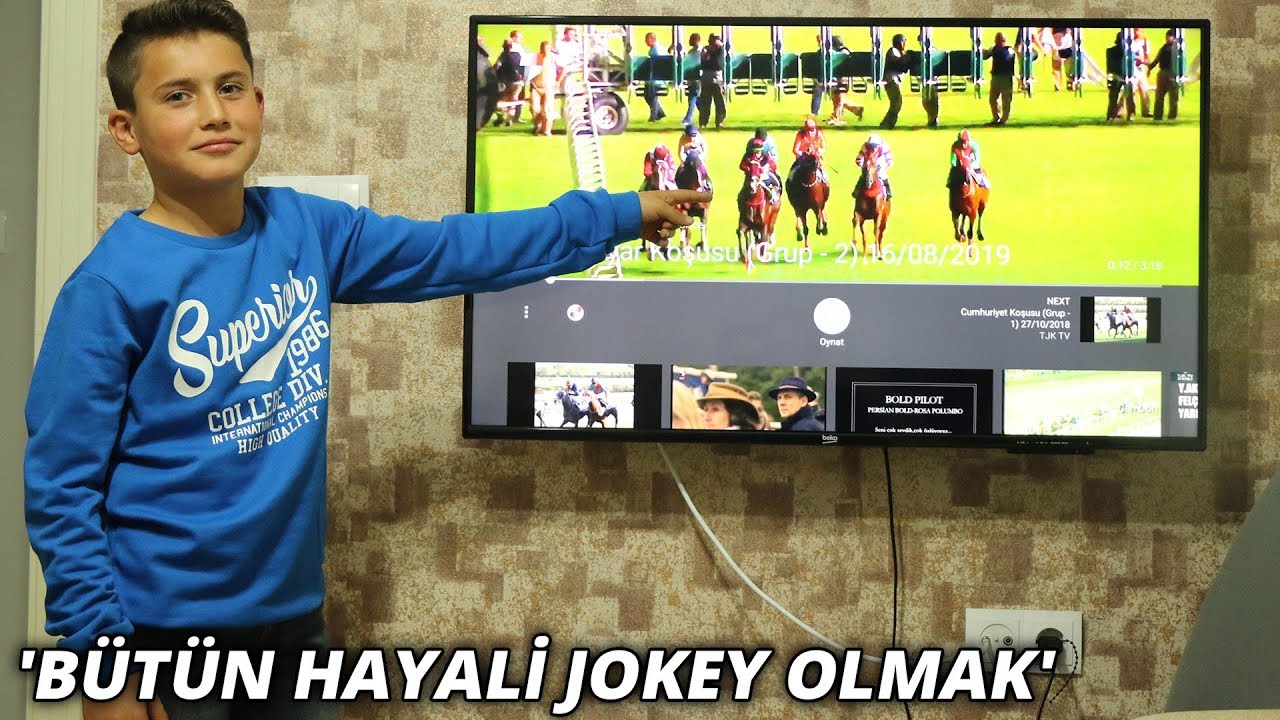 Hüseyin'in at yarışı tutkusu şaşırtıyor