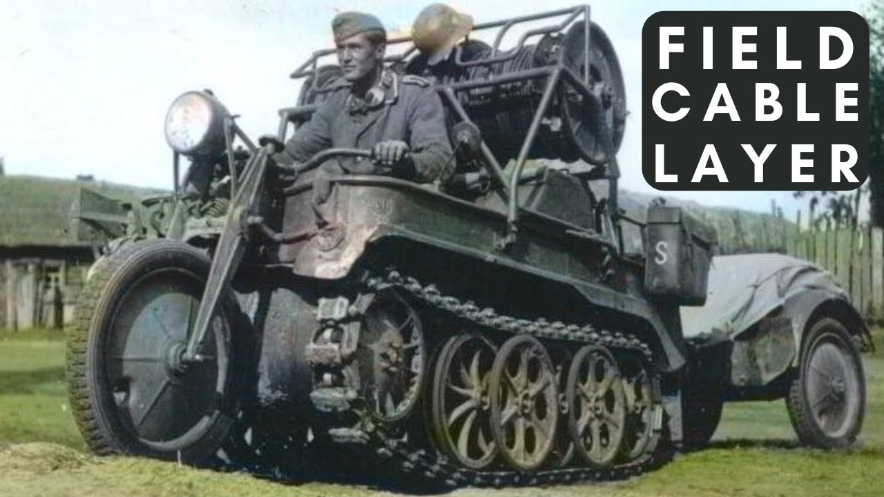 Sd.Kfz. 2/1 Kettenkrad Field Cable Laying Vehicle: The Compact Beast of Battlefield Communication
