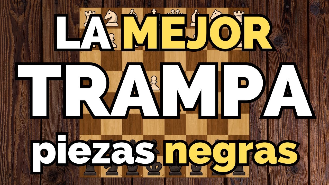 La MEJOR TRAMPA en Ajedrez con Negras (Muchos caen)