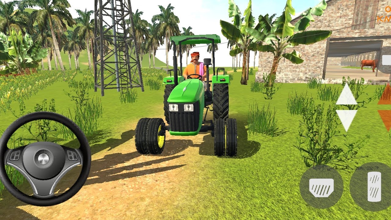 Indian Tractor Driving 3D #video #YouTube videos #indian #tractor #driving 3d