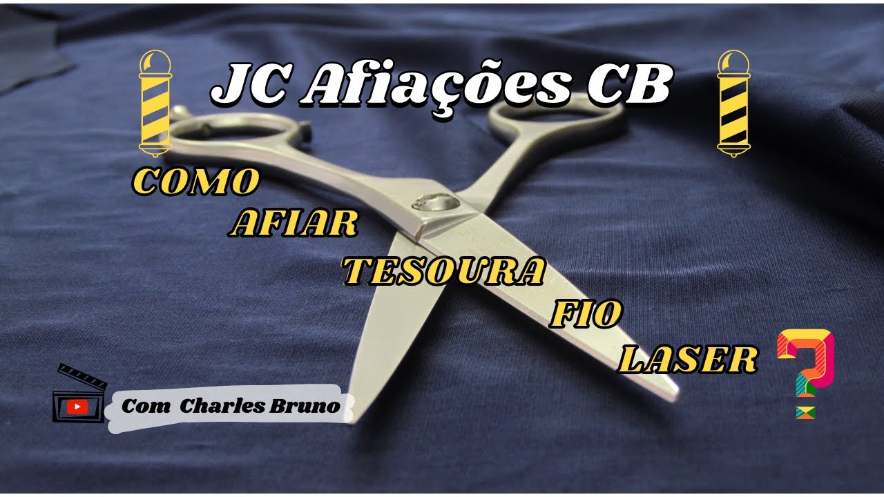COMO AFIAR TESOURA FIO LASER   /  Tudo Sobre afiações