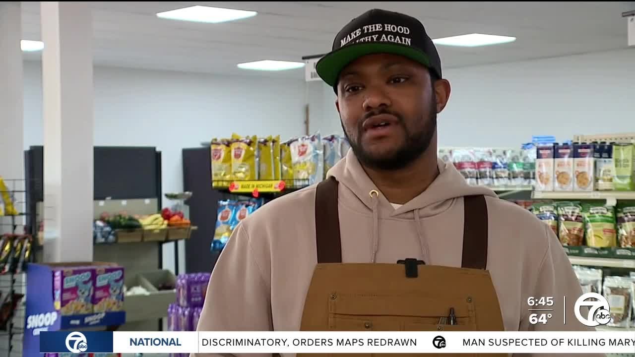 Detroit's first Black-owned grocery store makes a difference in the community