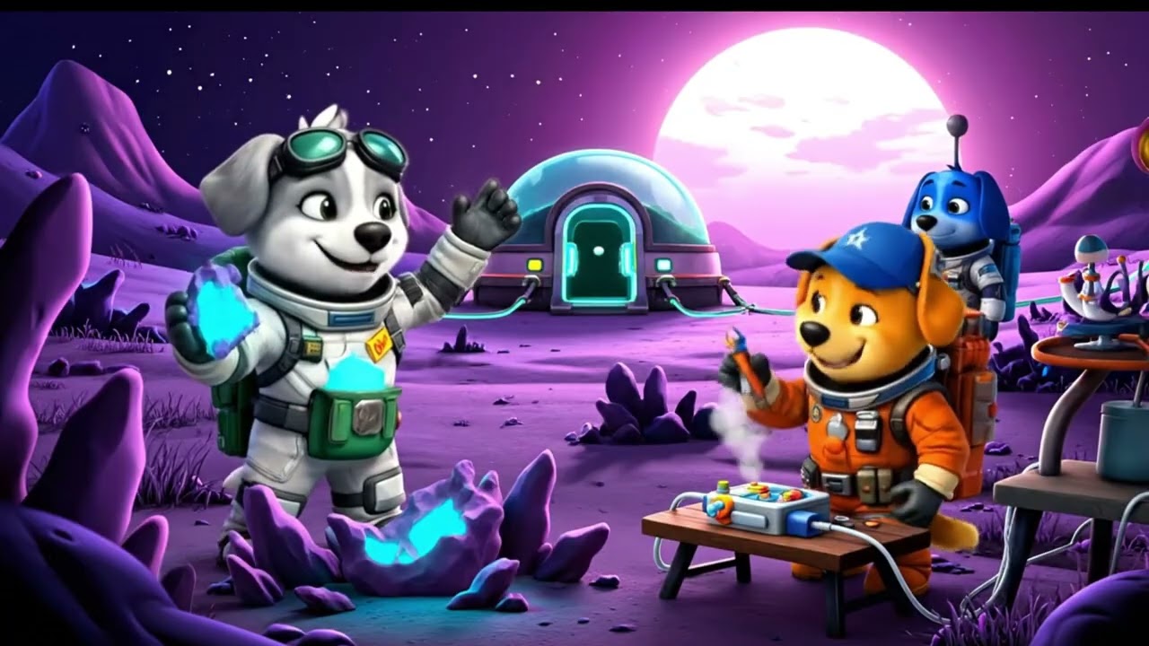Funny Space Dogs on an Epic Galactic Adventure 🚀🐶