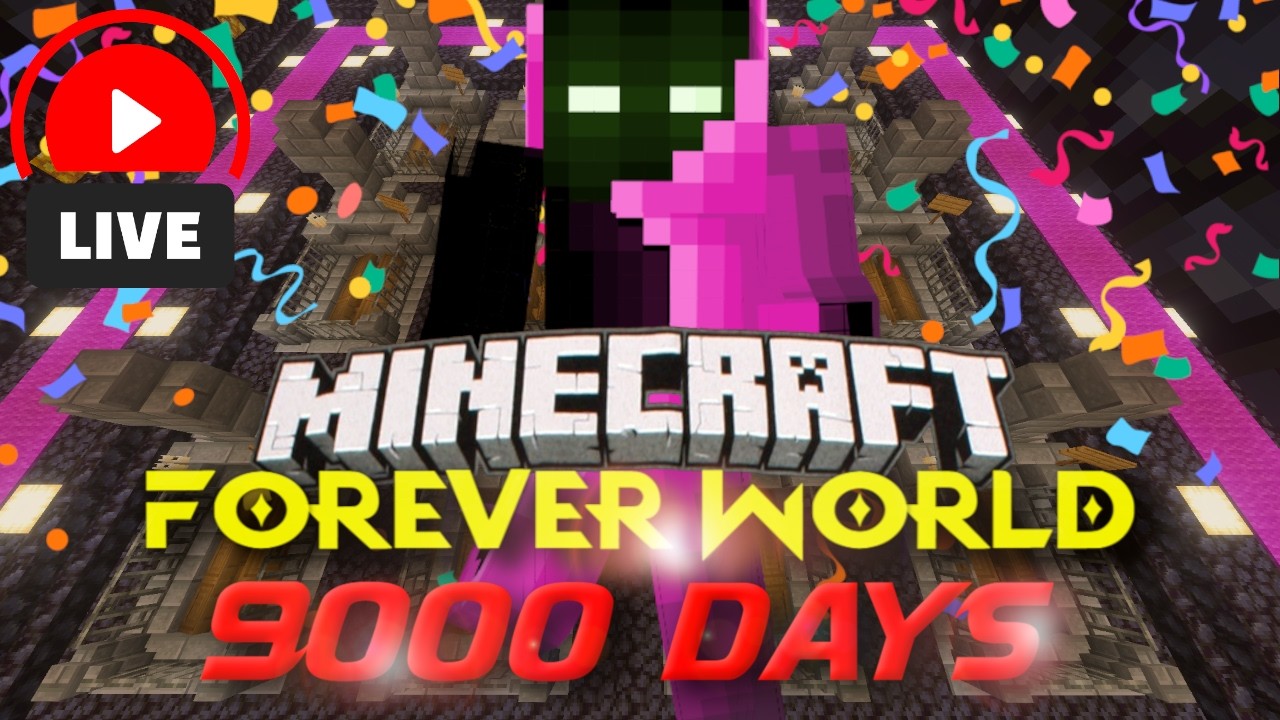 HITTING 9000 DAYS in My FOREVER WORLD! What Am I Building NEXT?!