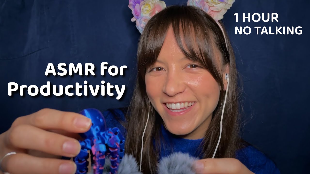ASMR No Talking for Focusing, Studying, Working & Productivity