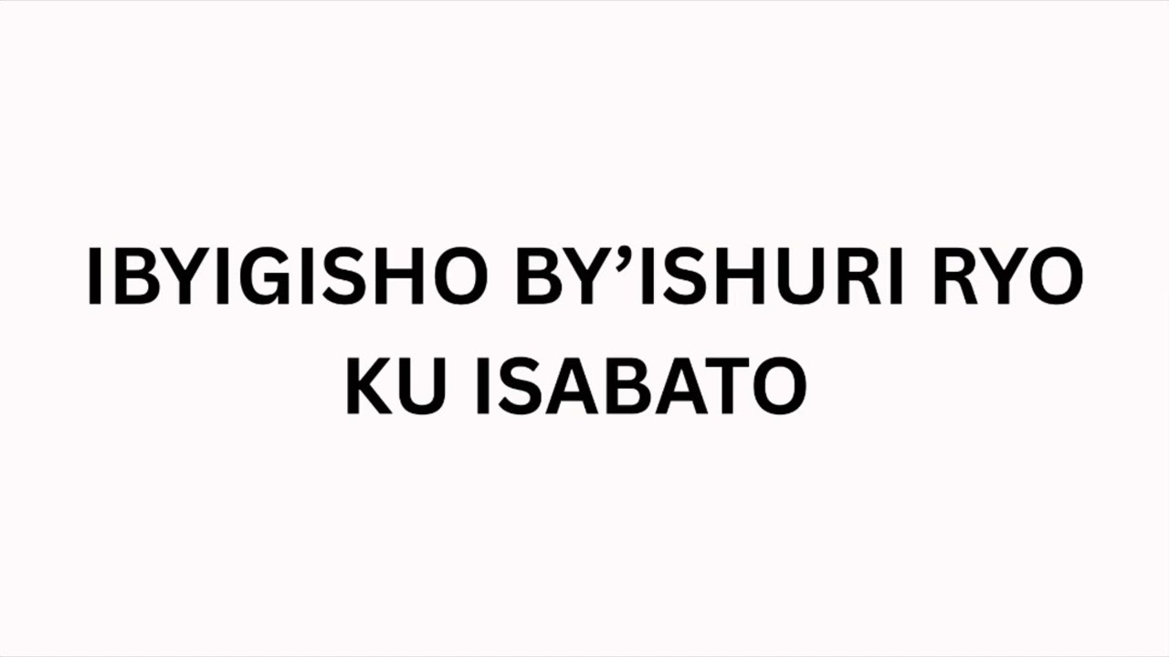 IMIBEREHO YA PAULO MUGIHE CYASHIZE( Kuwa kabiri, 2/2/2026)