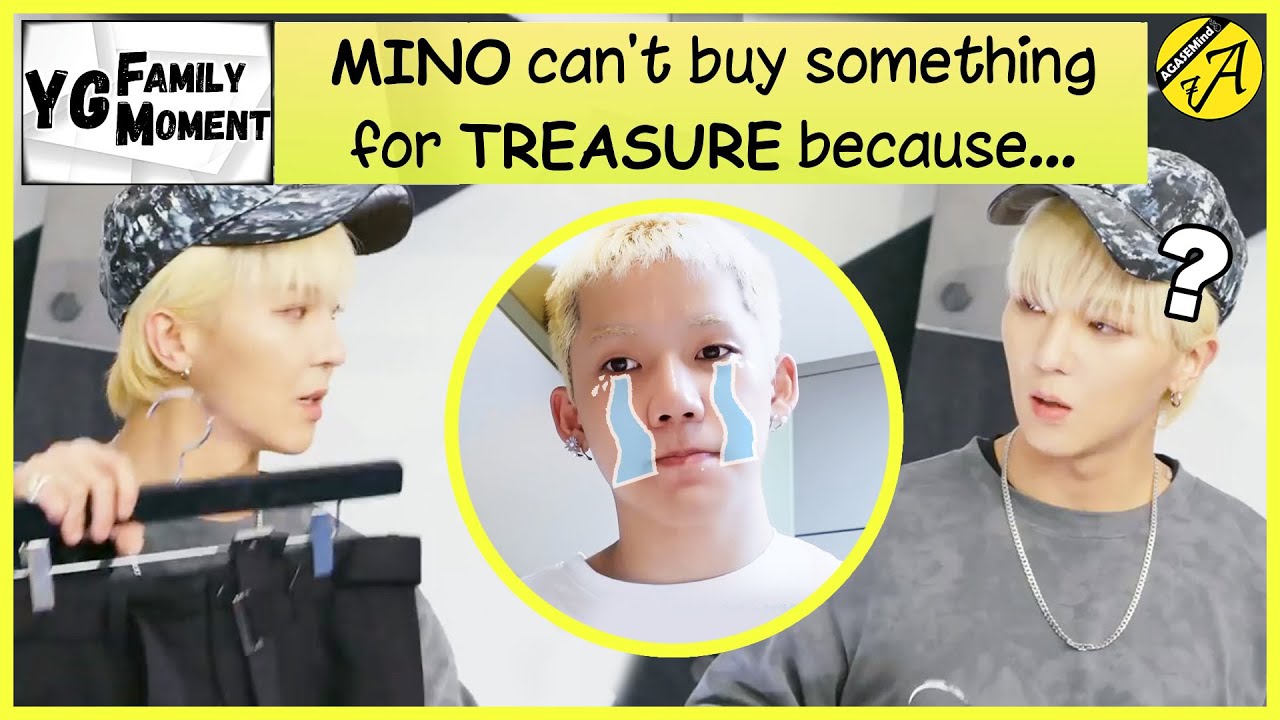 🆈🅶🅵🅼 MINO can't buy this for TREASURE because.. (HYUNSUK responds) || WINNER & TREASURE || YG FAMILY