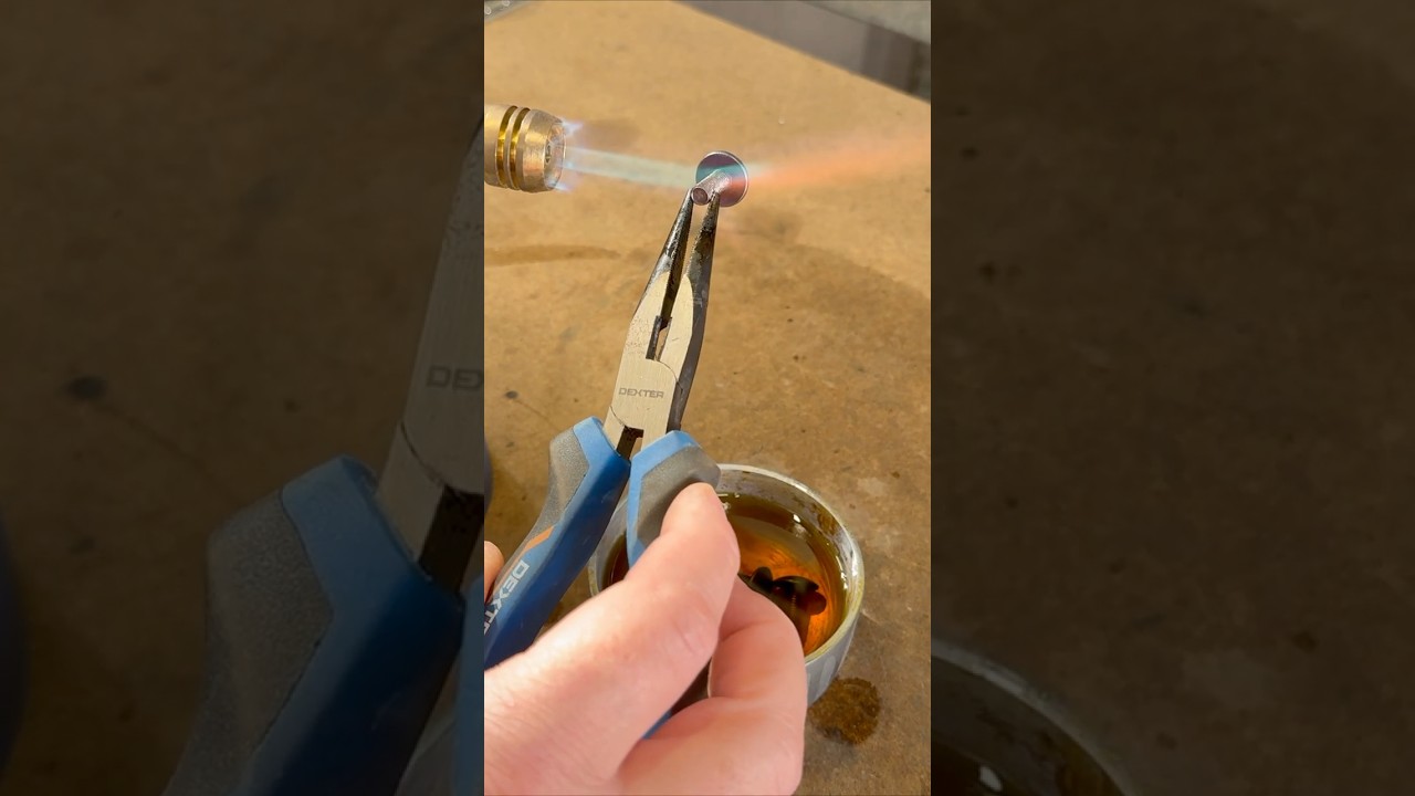Bluing of metal, linseed oil🔥🔥🔥