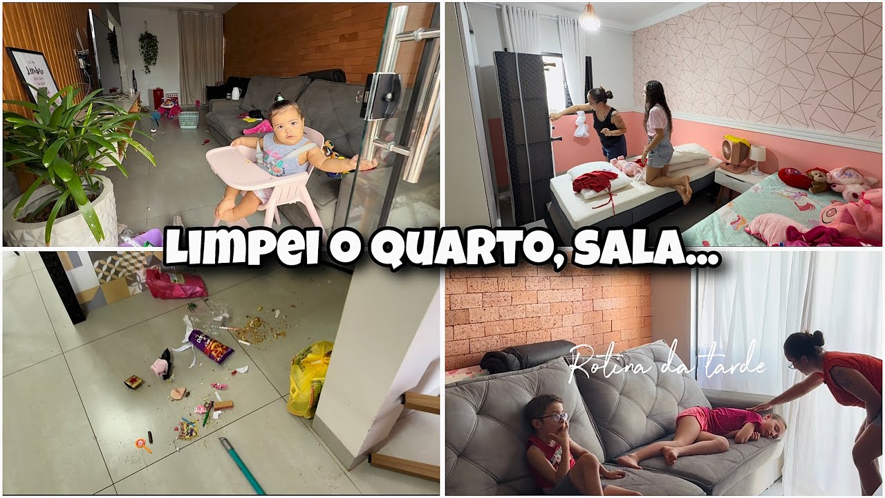 Rotina de segunda / pão caseiro / lavei o quintal, faxina no quarto das meninas / mãe de cinco 
