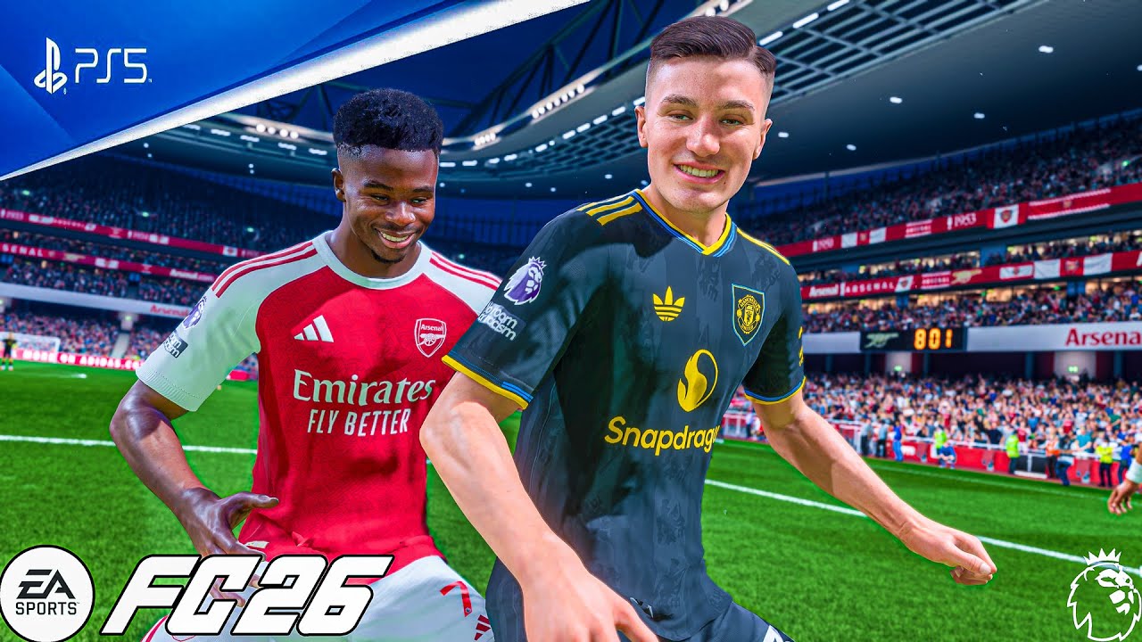 FC 26 Arsenal vs Manchester United - Premier League 25/26 Gameplay | PS5 Pro | 4K 60FPS