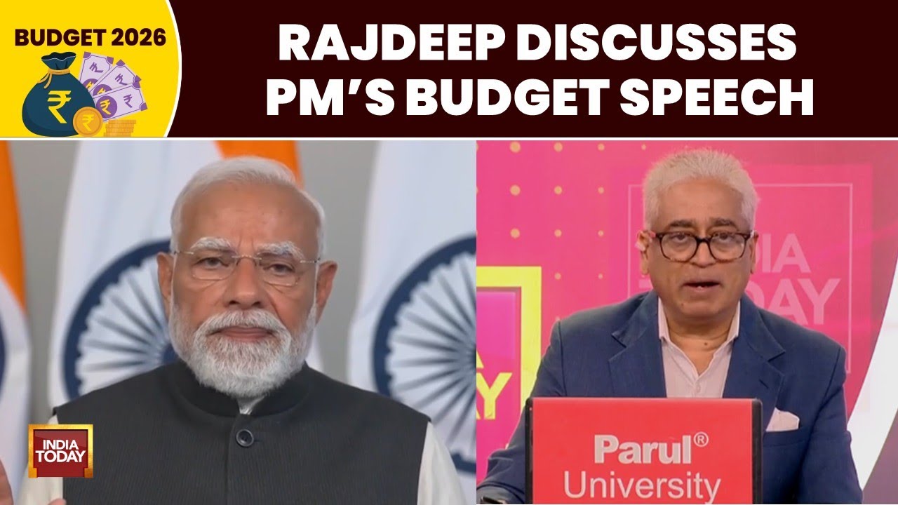 Rajdeep Sardesai Analyses PM Modi's Budget Speech: Markets Spooked by STT and Buyback Tax Changes