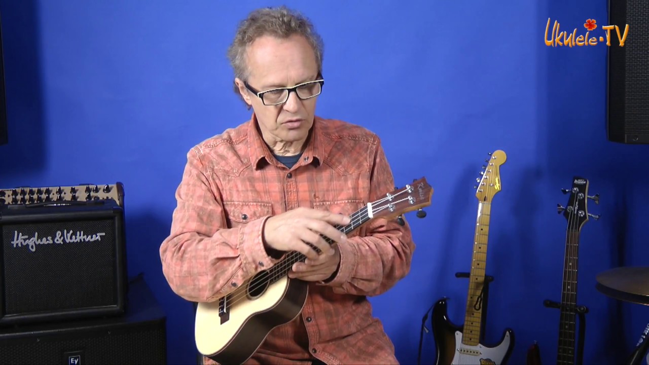 Preiswerte Kmise-Concert-Ukulele, Review -  Kaufempfehlung - Sattel einschleifen