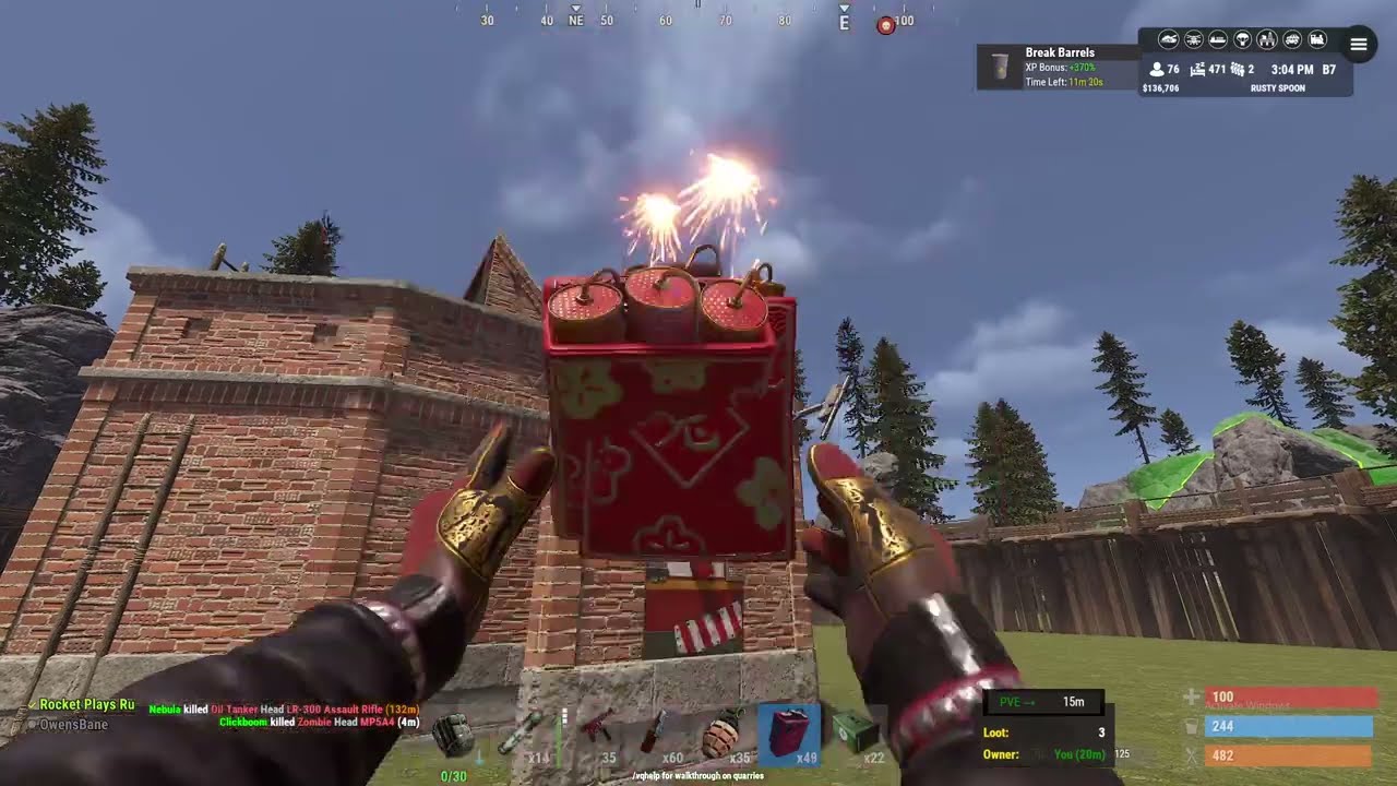 Rust Easy Raid Base #84 On Server Rusty Spoon US PVE 5x