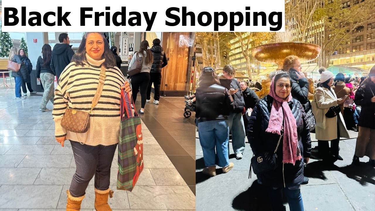 BLACK FRIDAY Shopping | NewYork City Winter Festival | Vlog | Simple Living Wise Thinking