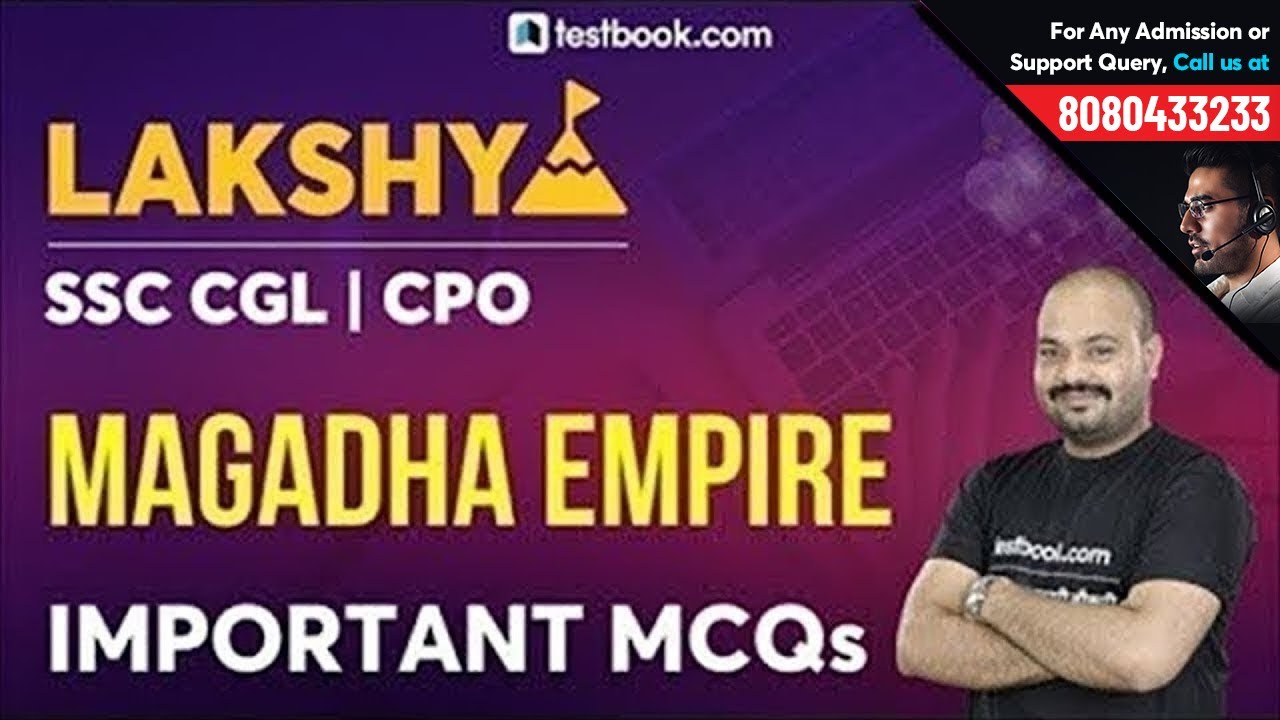 Important Questions on Magadha Empire | GS for SSC CGL Tier 1 & CPO Prelims | History by Rituraj Sir