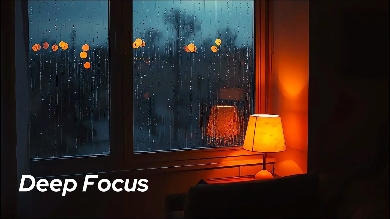 1 Hour Cozy Lofi for Deep Focus ☕🌧️ | Study, Work & Coding