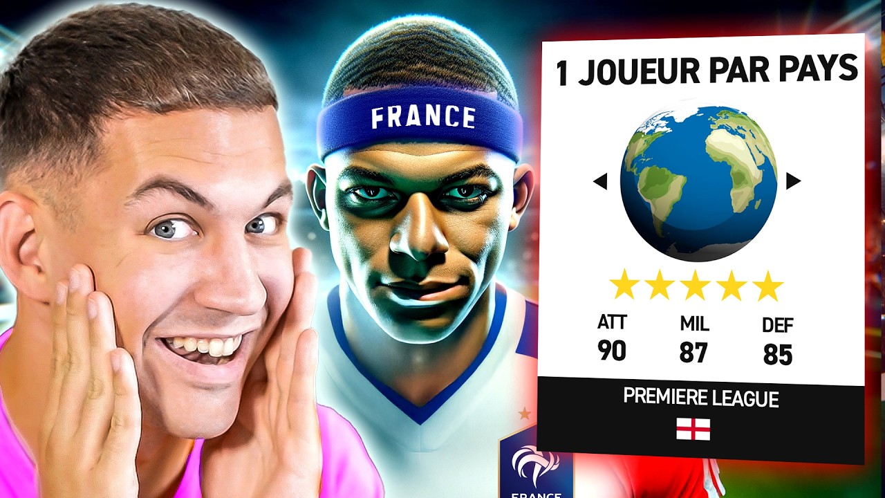 UNE ÉQUIPE IMPOSSIBLE : 24 PAYS DIFFÉRENTS RÉUNIS !!