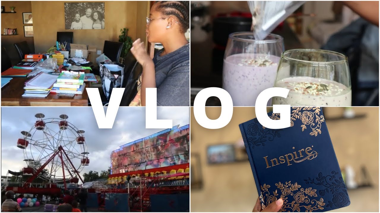 VLOG: Organising the study room + MORE | Nokukhanya Zwane | South African YouTuber