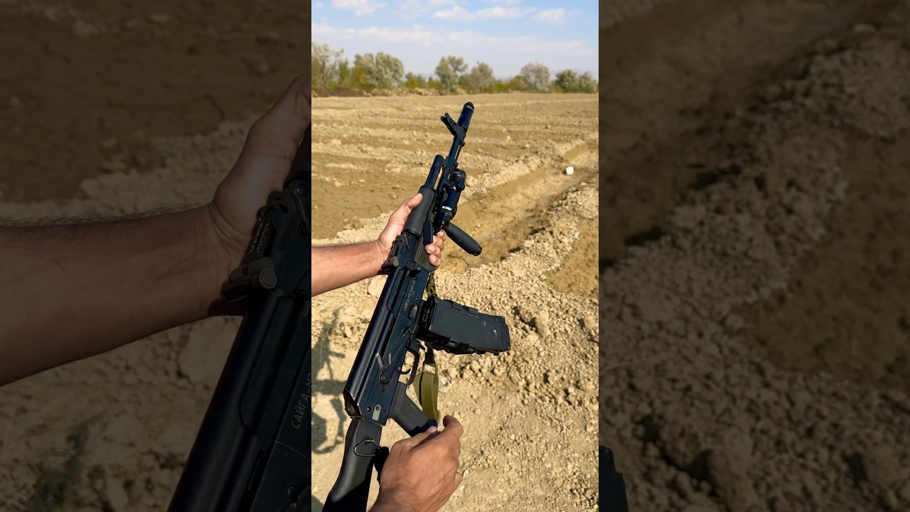 Russian 😱🔥Saiga long barrel 223#top #short #shorts #feed #trending #gaming