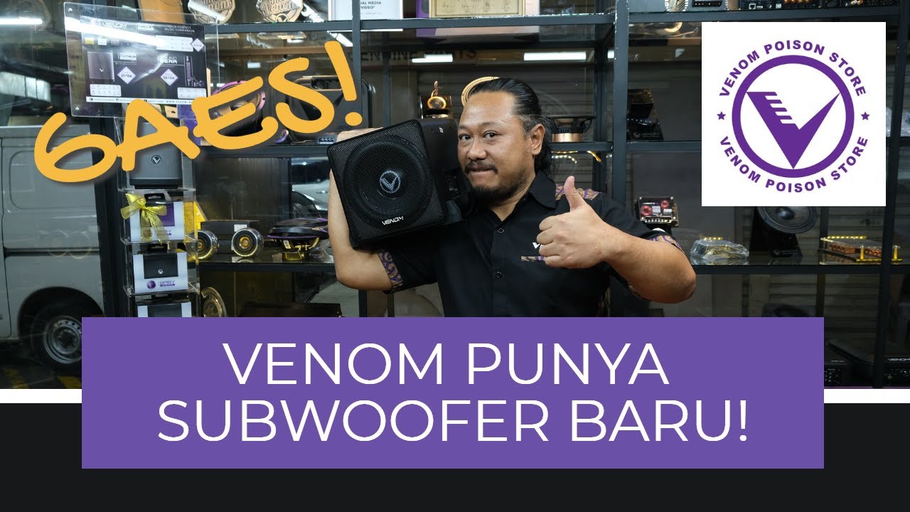 Subwoofer baru dari Venom, DBX 8.1A dengan teknologi Passive Radiator, cocok untuk audiomobil harian
