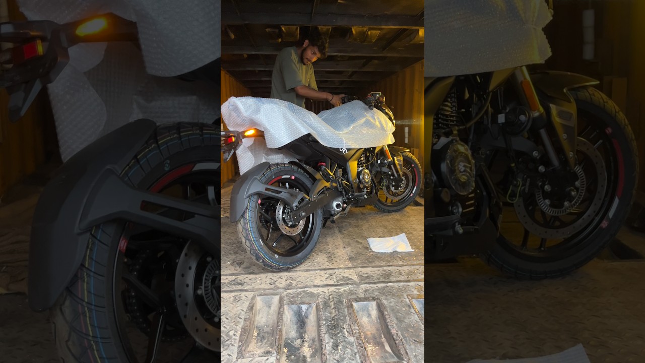 BAJAJ PULSAR N160 TOP MODEL UNBOXED 🔥 !! ALL NEW MODEL LUNCHED 2025✅ !! #bajaj #pulsur #n160 #short