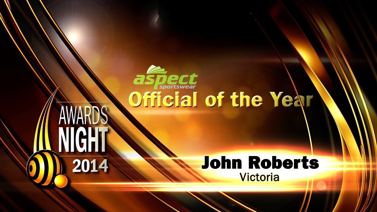 Awards Night - Official of the Year John Roberts