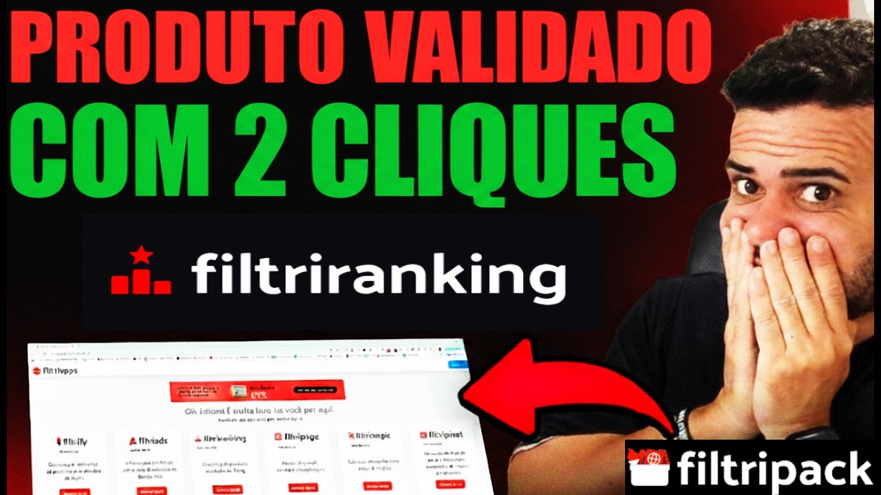 FiltriRanking: Descubra R&Aacute;PIDO os Produtos Campe&otilde;es de Vendas