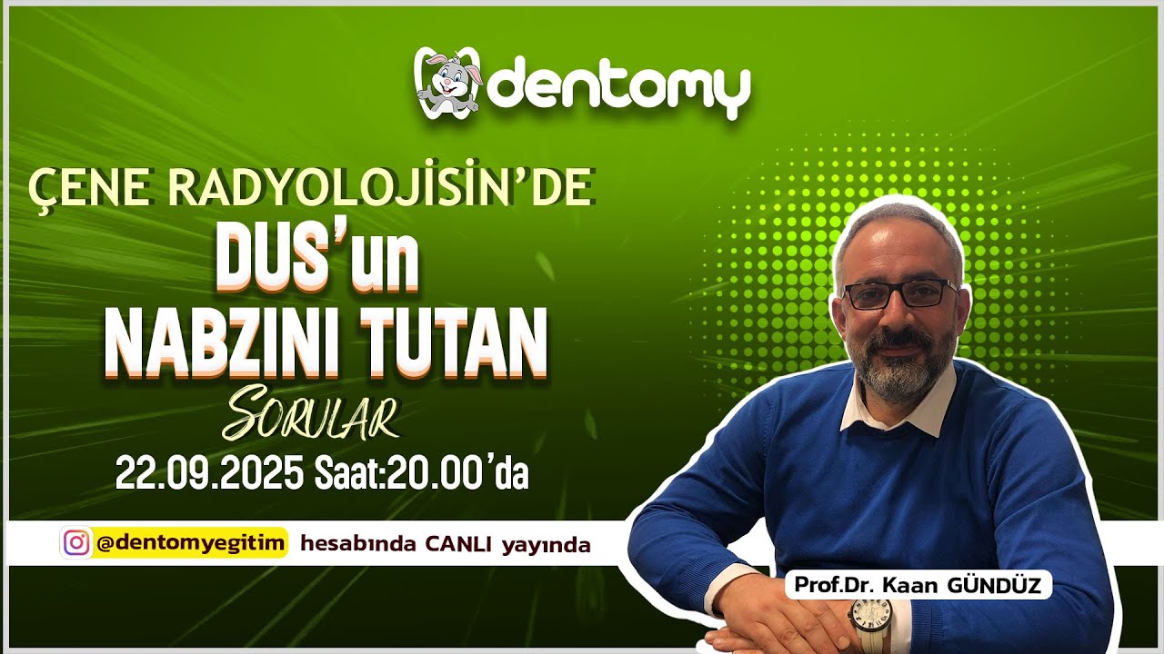 DUS' un Nabzını Tutan Sorular | Ağız, Diş ve Çene Radyolojisi