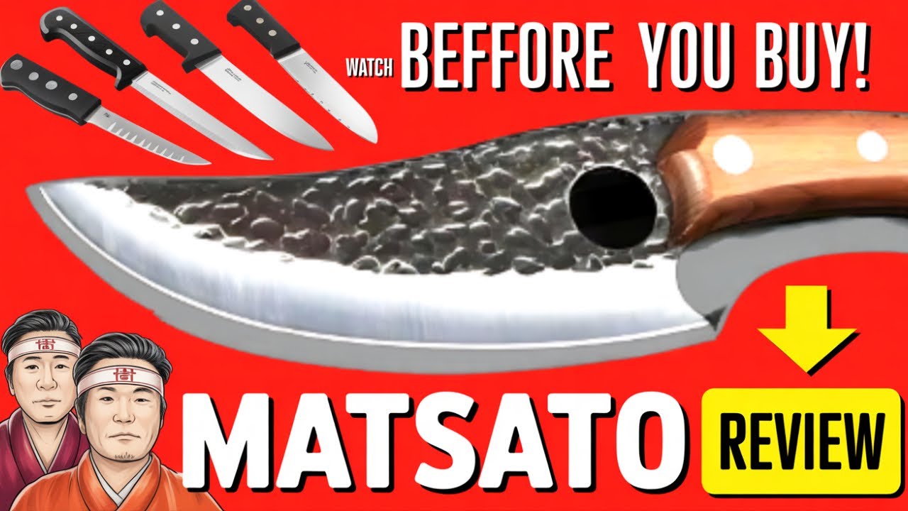 Matsato Knife (MY HONEST REVIEW) MATSATO REVIEW - MATSATO KNIFE REVIEW- MATSATO KNIFE AMAZON