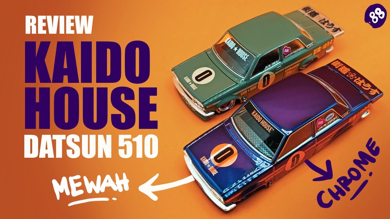 REVIEW MINISCALE by KAIDO HOUSE DATSUN 510 ANNIVERSARY EDITION. 