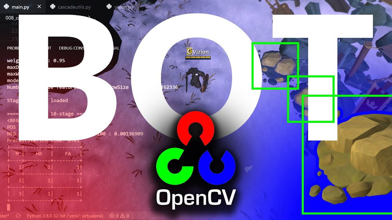 Как использовать бот с OpenCV — обнаружение объектов OpenCV в играх #9