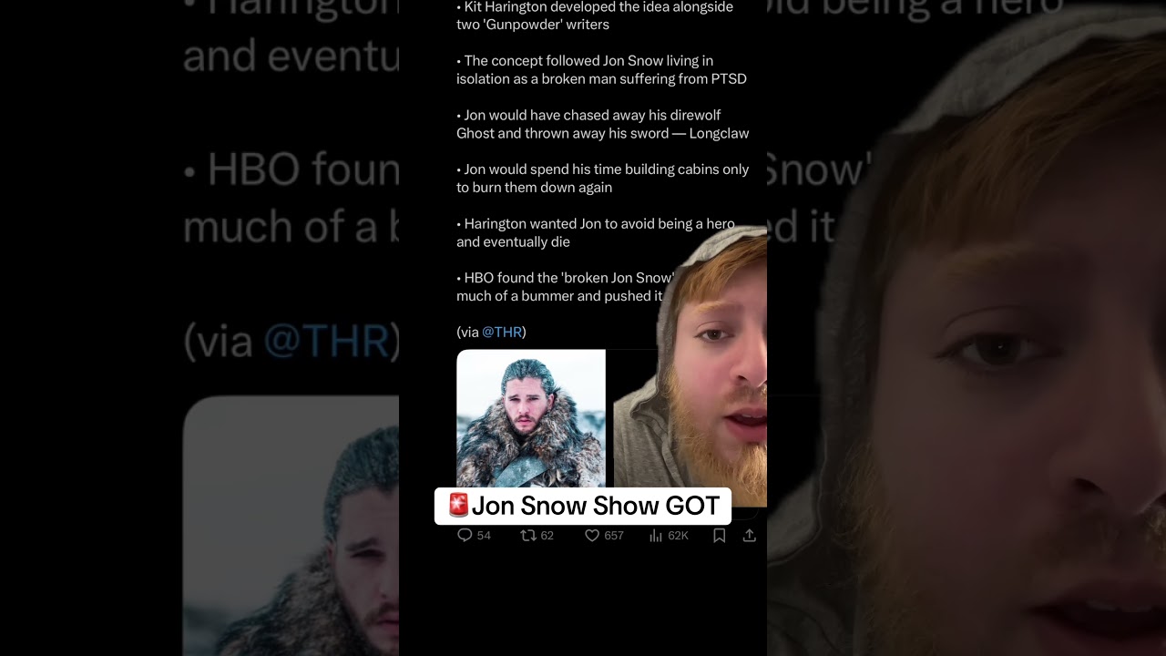 Cancelled Jon Snow HBO Game of Thrones show 