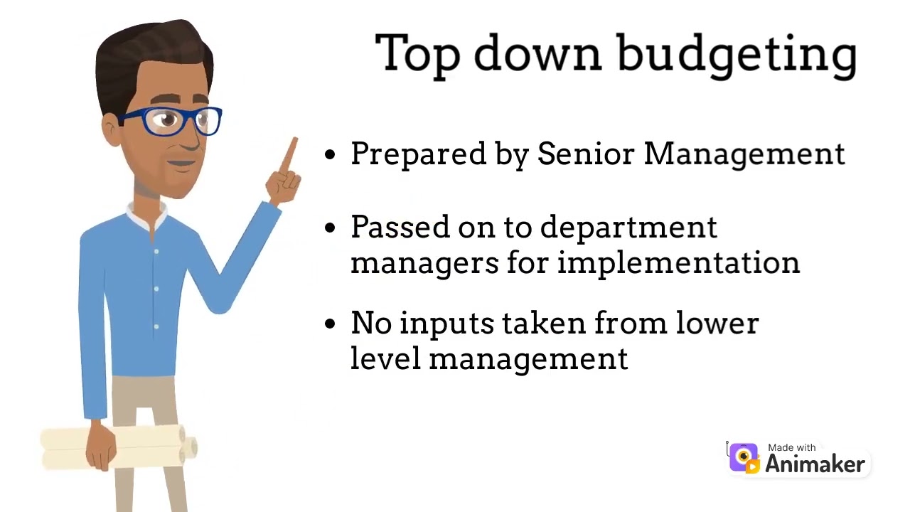 Top Down versus Bottoms up approach of budgeting #shorts